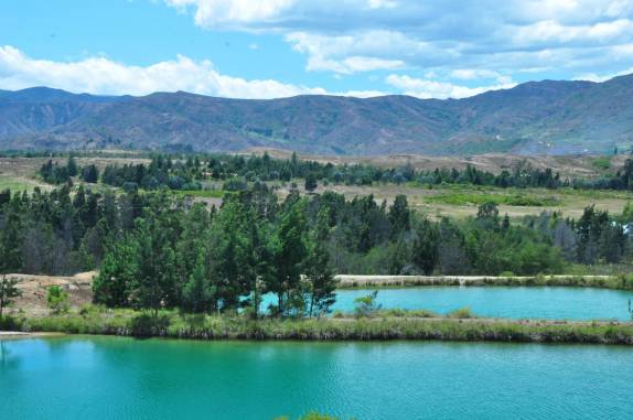 Os 'Lagos Azules' em Villa de Leyva, na Colômbia